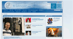 Desktop Screenshot of mpie.de